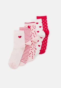 Anna Field 5 PACK - Socken - White/red -Fashion Verkauf 0d75944a087742d992ccaae439325071