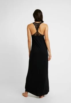 Anna Field ANNA LONG VISCOSE DRESS - Nachthemd - Black -Fashion Verkauf 10e5b321d6434ffdbbb5d172b7ad7489