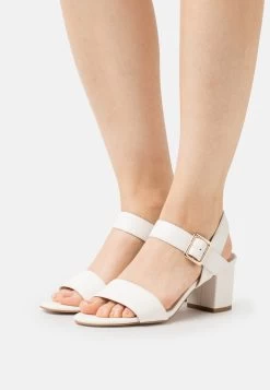 Anna Field LEATHER - Riemensandalette - White
