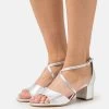 Anna Field LEATHER - Riemensandalette - Silver 2 Anna Field LEATHER - Riemensandalette - Silver -Fashion Verkauf 13f67b49900b4687a1482ec184528330