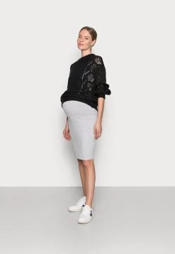 2 PACK - Etuikleid - Light Grey/black