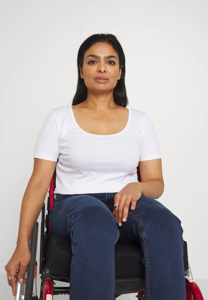 Anna Field T-Shirt Basic - White 6 Anna Field T-Shirt Basic - White – Bild 4