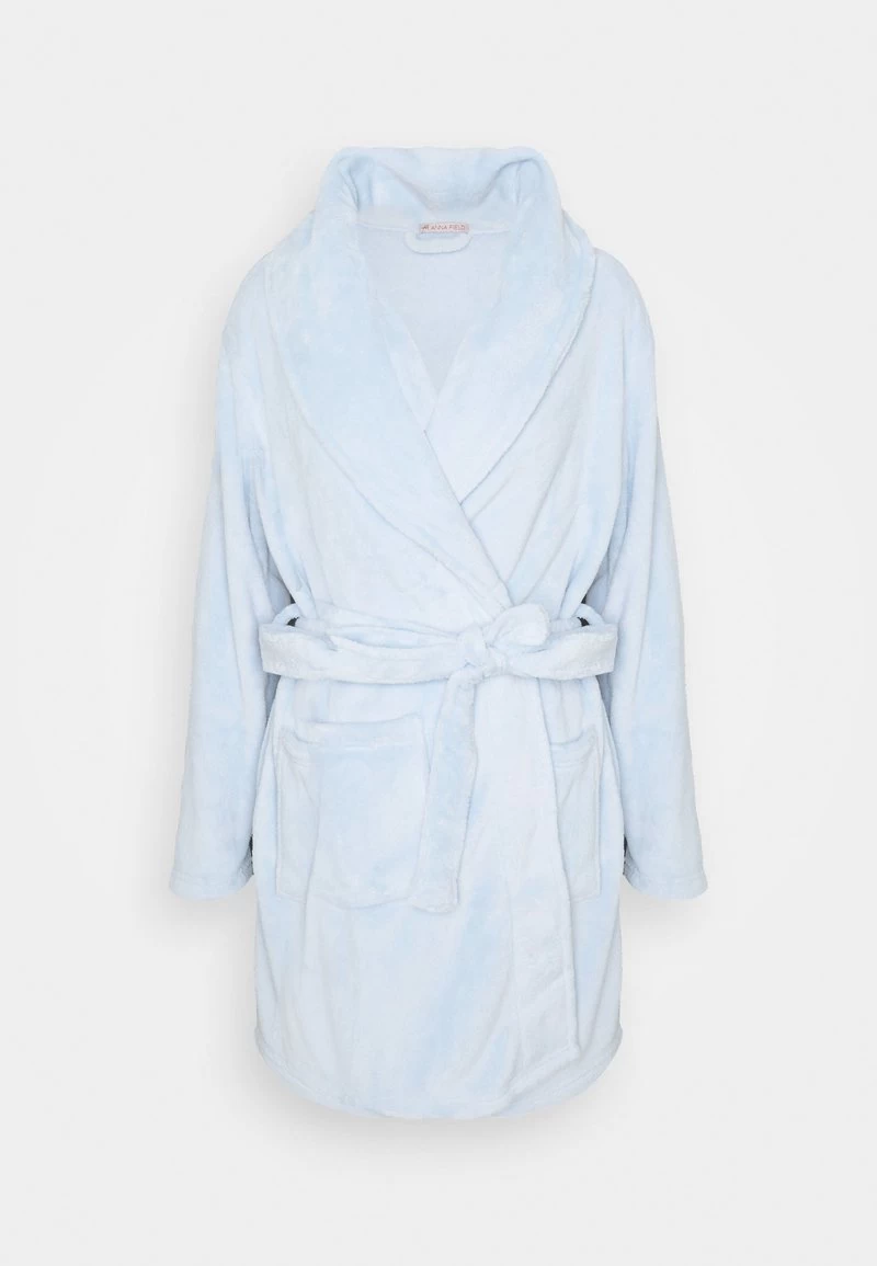 Anna Field LADIES PLUSH BATHROBE - Bademantel - Blue 7 Anna Field LADIES PLUSH BATHROBE - Bademantel - Blue – Bild 5
