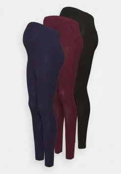 3 PACK - Leggings - Hosen - Black/bordeaux/dark Blue -Fashion Verkauf 2f8f5b9236854595ad73cf508690b396