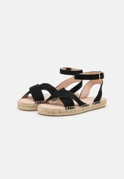 Anna Field LEATHER - Espadrille - Black -Fashion Verkauf 33bbca6e7c5f482fa6c9bbf4d4775864
