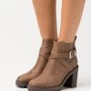 High Heel Stiefelette - Taupe 2 High Heel Stiefelette - Taupe -Fashion Verkauf 35b3b01d6bca4c7185678d0179639104