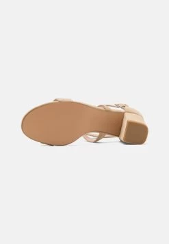 Anna Field LEATHER - Riemensandalette - Beige -Fashion Verkauf 3674be3f2ce5433eb8a19a61166e699c