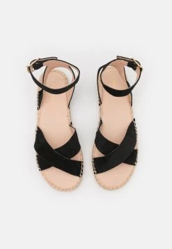 Anna Field LEATHER - Espadrille - Black -Fashion Verkauf 41c6cd611ad444099ab2fa62891d0434