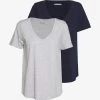 Anna Field T-Shirt Basic - Mottled Light Grey/blue -Fashion Verkauf 4a5c6845e23a4c3ca6fadd59d3ca1f89 1