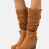 Anna Field Keilstiefel - Cognac 2 Anna Field Keilstiefel - Cognac -Fashion Verkauf 4ded9da00a24466f8efdc2dd36c58e3a