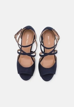 Anna Field Plateausandalette - Dark Blue -Fashion Verkauf 4fa3da29e73a46c2aca5981f62ee3a6c