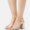 Anna Field LEATHER - High Heel Sandalette - Gold -Fashion Verkauf 50e5d2e0525a46a89c34402f6cbbbeec