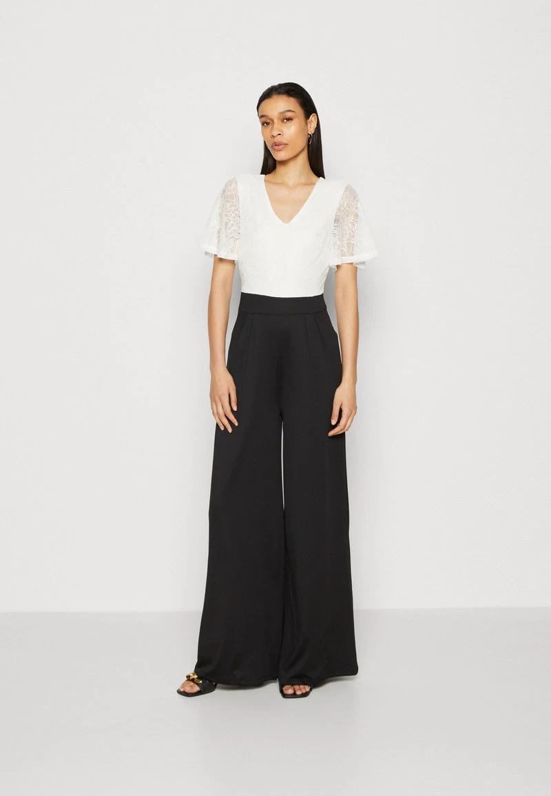 Anna Field Jumpsuit - White/black 3 Anna Field Jumpsuit - White/black