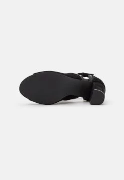 Anna Field LEATHER - Schaftsandale - Black -Fashion Verkauf 610d1b9c81964c4094d6eece6910a0d4