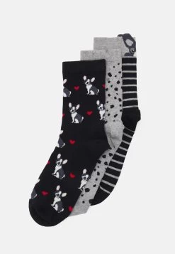Anna Field 3 PACK - Socken - Black -Fashion Verkauf 63fbbf522a3045648c29bea1595b2610