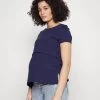 MATERNITY LONG TEE - T-Shirt Basic - Dark Blue -Fashion Verkauf 655824ce3b5d4024913196d26ee01ac5
