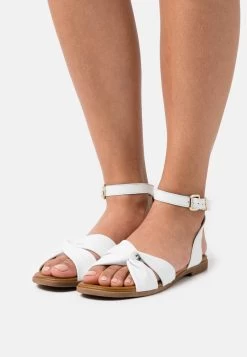 Anna Field LEATHER - Riemensandalette - White
