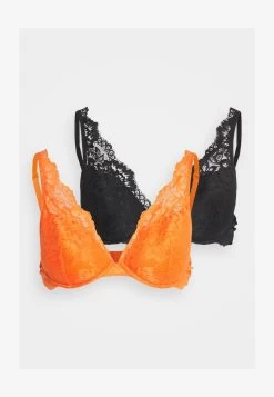Anna Field 2 PACK - Bügel BH - Orange/ Black -Fashion Verkauf 6fee215d667f4647aa7155a3e015e405