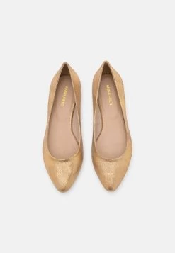 Anna Field LEATHER - Klassischer Ballerina - Gold 13 Anna Field LEATHER - Klassischer Ballerina - Gold -Fashion Verkauf 77bef8a948134ad6b086f672d7c111bb