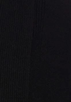 Anna Field RIBBED FOLD COLLAR - Strickjacke - Black 10 Anna Field RIBBED FOLD COLLAR - Strickjacke - Black -Fashion Verkauf 812a2b5b94464dad80bae2fb01fb6482