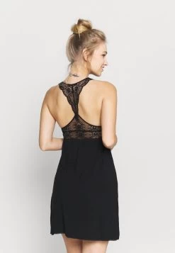 Anna Field ANNA VISCOSE DRESS - Nachthemd - Black -Fashion Verkauf 898b079ecbb9451081364c0f02951668