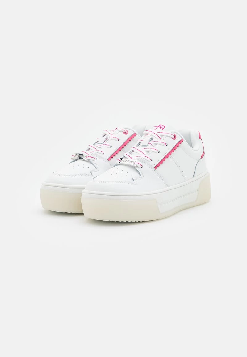 Anna Field LEATHER - Sneaker Low - White/pink 5 Anna Field LEATHER - Sneaker Low - White/pink – Bild 3