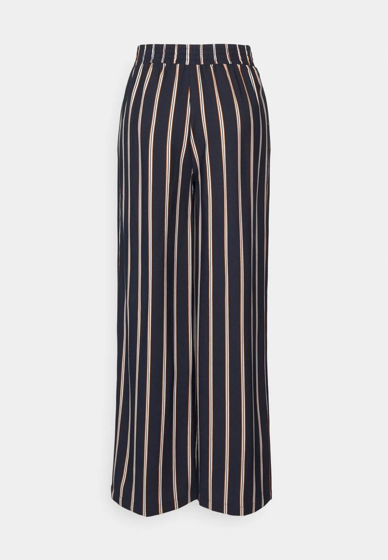 Anna Field Stoffhose - Dark Blue/brown/white 3 Anna Field Stoffhose - Dark Blue/brown/white