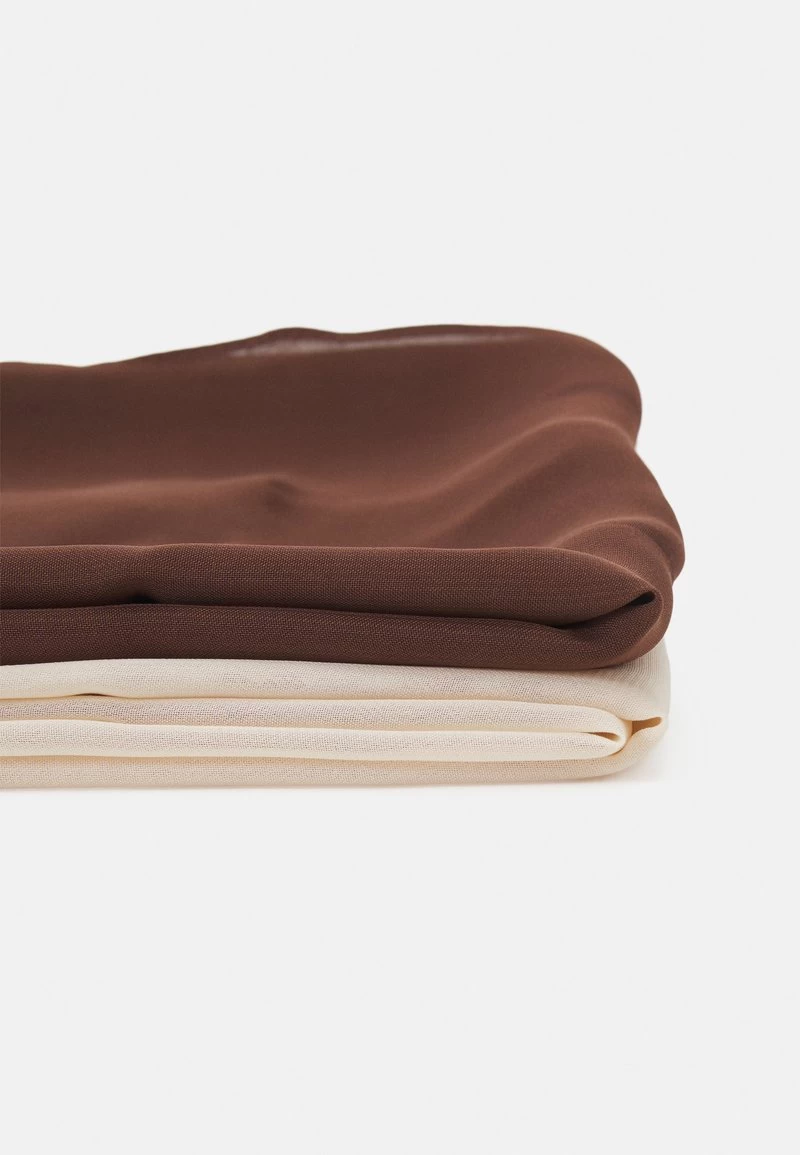 Anna Field 2 PACK - Kopftuch - Off-white/brown 4 Anna Field 2 PACK - Kopftuch - Off-white/brown – Bild 2