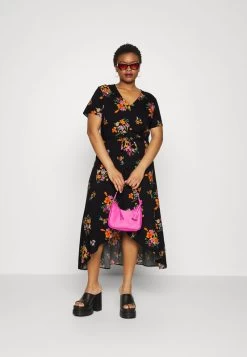 WRAP DRESS HIGH LOW HEM - Freizeitkleid - Black 9 WRAP DRESS HIGH LOW HEM - Freizeitkleid - Black -Fashion Verkauf 92b36a735a344287a1e167d9573118b2