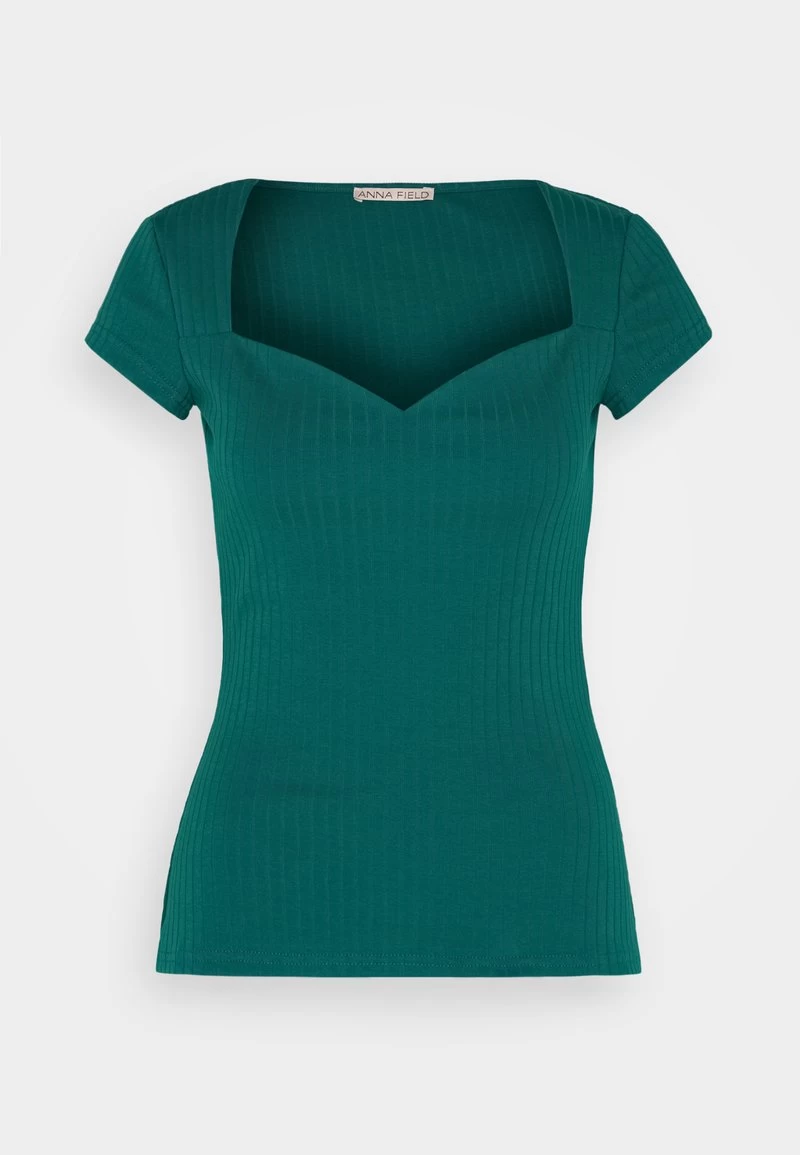 Anna Field T-Shirt Basic - Dark Green 7 Anna Field T-Shirt Basic - Dark Green – Bild 5