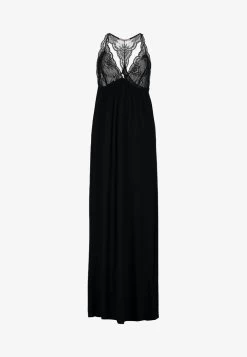 Anna Field ANNA LONG VISCOSE DRESS - Nachthemd - Black -Fashion Verkauf a29eb6fb26b74df3b7d7c4a763c5ddc9