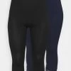 2 PACK - Leggings - Hosen - Black/dark Blue 1 2 PACK - Leggings - Hosen - Black/dark Blue -Fashion Verkauf a3ae61bd7b83442d91af6ba5e310d344