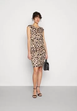 Anna Field Jerseykleid - Black/beige/multi-coloured -Fashion Verkauf a47fdc9053e449a188c445da5e3e1a74