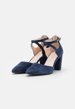 Anna Field LEATHER - High Heel Pumps - Dark Blue -Fashion Verkauf ad3ae528caf340659ba620c0ce989155
