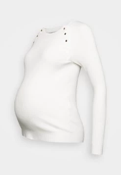 NURSING - BUTTON OPENING - Strickpullover - White 13 NURSING - BUTTON OPENING - Strickpullover - White -Fashion Verkauf b0bac29846cb4cf8947e4fd1ba03ab24