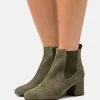 Anna Field LEATHER - Stiefelette - Olive 1 Anna Field LEATHER - Stiefelette - Olive -Fashion Verkauf b216935b0fc640c7a47c756e7eb27c22