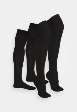 Anna Field 2 PACK - Overkneestrümpfe - Black -Fashion Verkauf b5216e45266840618b5e3e272c0b1a76