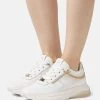 Anna Field LEATHER - Sneaker Low - White/gold -Fashion Verkauf c6dc75d200124256bfc29d5b9d21719f