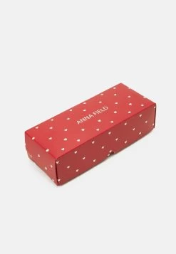 Anna Field 5 PACK - Socken - White/red -Fashion Verkauf c8318ab911e0434a890c42217b5f23f9