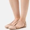 Anna Field LEATHER - Riemchenballerina - Beige -Fashion Verkauf c90f19bac6c24b9b8c960b813ffbf34a