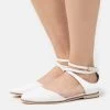 Anna Field LEATHER - Riemchenballerina - White