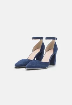 Anna Field LEATHER - Pumps - Dark Blue -Fashion Verkauf ce2f34ac06914f45b544d923e7af5057
