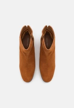 LEATHER - Stiefelette - Cognac 12 LEATHER - Stiefelette - Cognac -Fashion Verkauf cf24ef0f2d6e4151862564b9625a58dd