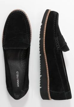 Anna Field COMFORT LEATHER - Slipper - Black -Fashion Verkauf cfa07cd963784bf69b43bc908cbd5eb6