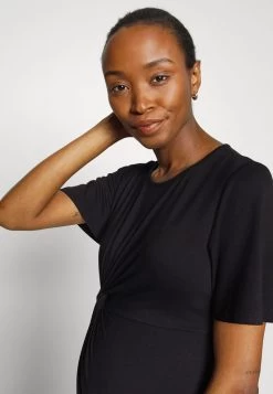 SLEEVES MINI DRESS - Jerseykleid - Black -Fashion Verkauf d2bb7e60050441e1a1f9af40b06ca7c4