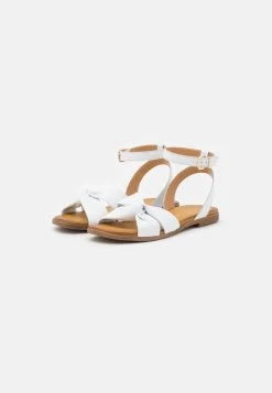 Anna Field LEATHER - Riemensandalette - White -Fashion Verkauf d6098c522a444b868f06ccac7e3d7f9f
