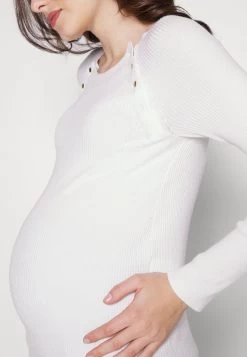 NURSING - BUTTON OPENING - Strickpullover - White 12 NURSING - BUTTON OPENING - Strickpullover - White -Fashion Verkauf d779e2bf277145d7bbbb276e609117d4