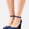 Anna Field LEATHER - Pumps - Dark Blue -Fashion Verkauf dc274b08cc57479d9560247fd3dcb9c3