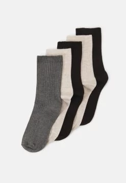 Anna Field 5 PACK - Socken - Beige/black/grey -Fashion Verkauf dea7449edcb441f7b7474480476e34b4 2