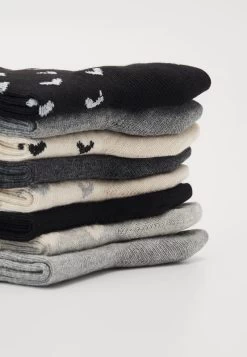 Anna Field HEART ANKLE 8 PACK - Socken - Black/grey -Fashion Verkauf e1cc9aea30c24ade85d43d5d32a45d02